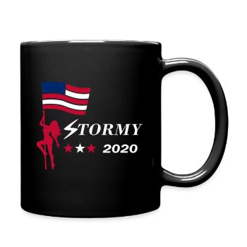 Stormy Daniels for President 2020 Campaign Merch - Full Color Mug - black - Right