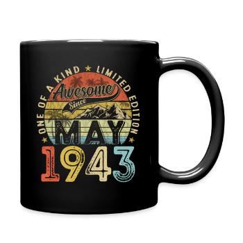 80Th May 1943 Decorations For - Full Color Mug - black - Right