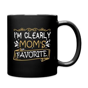 I'M Clearly Mom'S Favorite Son Or - Full Color Mug - black - Right