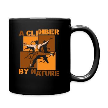 A Climber By Nature Bouldering Indoor Speed - Full Color Mug - black - Right