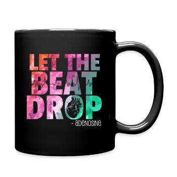 Doctor Nurse Let The Beat Drop Adenosine - Full Color Mug - black - Right