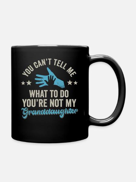 Not My Granddaughter - Full Color Mug - black