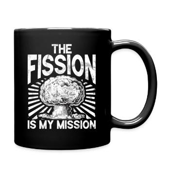 Nuclear Engineer Radioactive Nuclear Power Plant - Full Color Mug - black - Right