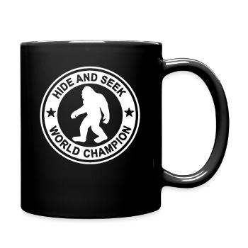 HIDE AND SEEK WORLD CHAMPION - Full Color Mug - black - Right