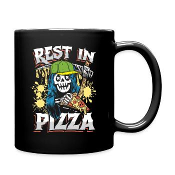 Rest in pizza - Full Color Mug - black - Right