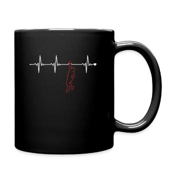 Climbing Heartbeat Bouldering Indoor Speed - Full Color Mug - black - Right