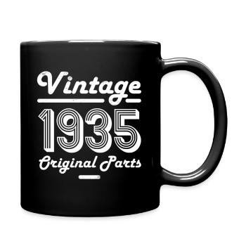 85th Age 85 For Him 1935 - Full Color Mug - black - Right