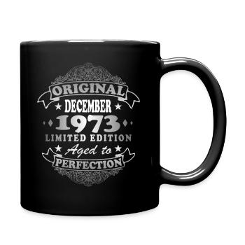 December 1973 Birthday present December 1973 - Full Color Mug - black - Right