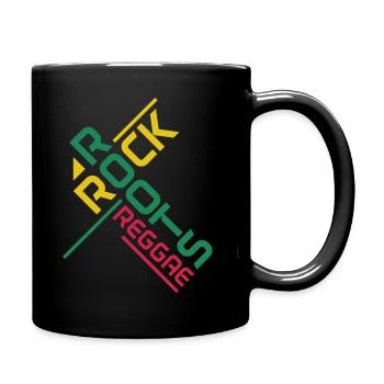Reggae music Rastafari Jamaica - Full Color Mug - black - Right