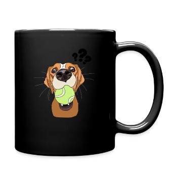 catching ball - Full Color Mug - black - Right