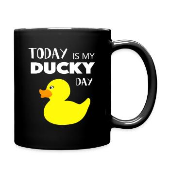 Today is My Ducky Day I Lucky Day Gift - Full Color Mug - black - Right