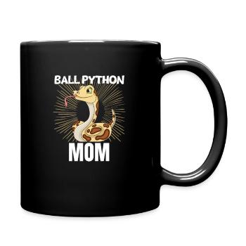 Ball Python Mom Funny Reptile Women Snake - Full Color Mug - black - Right