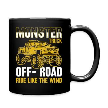 Monster Truck Off Road Ride Like The Wind - Full Color Mug - black - Right