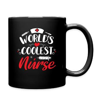 World s Coolest Nurse - Full Color Mug - black - Right