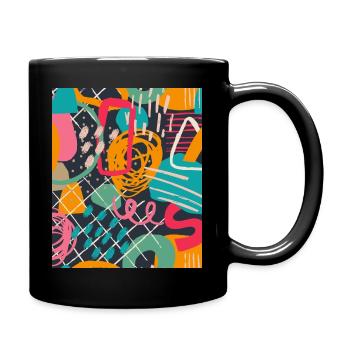 Contemporary American Patterns - Full Color Mug - black - Right