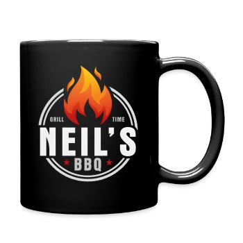 Neil'S Bbq - Full Color Mug - black - Right