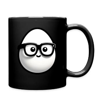 Smart Egg - Full Color Mug - black - Right