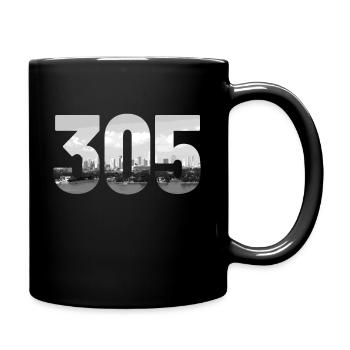Miami Florida - Full Color Mug - black - Right