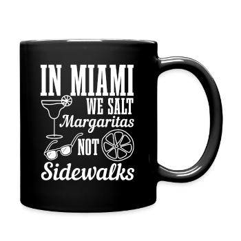 Miami Florida - Full Color Mug - black - Right