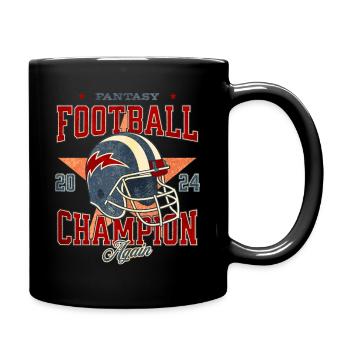 FOOTBALL CHAMPION - Full Color Mug - black - Right