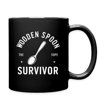 Wooden Spoon Survivor for foodies - Full Color Mug - black - Right