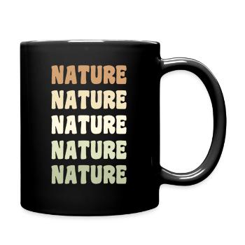 Love The Outdoors Nature Conservation Men Women - Full Color Mug - black - Right