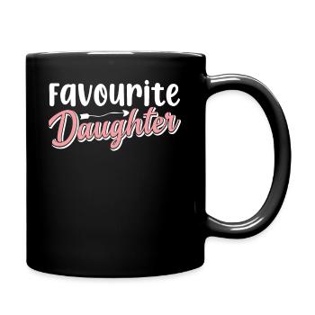 Dad's Favorite Daughter Tee - Full Color Mug - black - Right