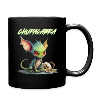 Chupacabra. cryptid are crazy scary - Full Color Mug - black - Right