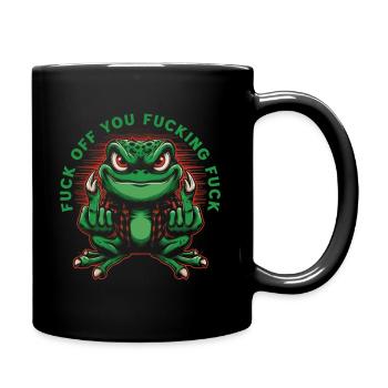 Fuck Off You Fucking Fuck - Full Color Mug - black - Right