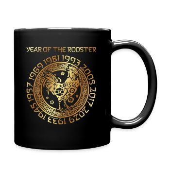 Chinese New Year Of The Rooster Chinese Year - Full Color Mug - black - Right