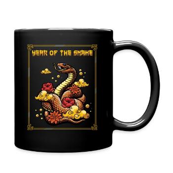 Year Of The Snake Chinese Zodiac Chinese New Year - Full Color Mug - black - Right