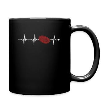 Bread Baking Heartbeat Bread Maker Bread Dough - Full Color Mug - black - Right