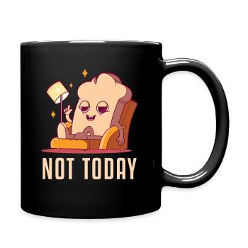 Not Today Bread Maker Bread Dough Bread Queen - Full Color Mug - black - Right
