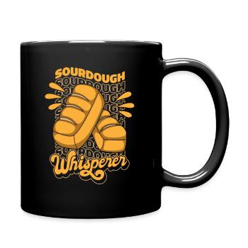 Sourdough Whisperer Bread Dough Bread Maker Bread - Full Color Mug - black - Right