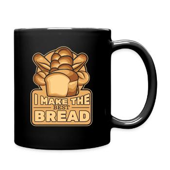 I Make The Best Bread Bread Maker Bread Dough - Full Color Mug - black - Right