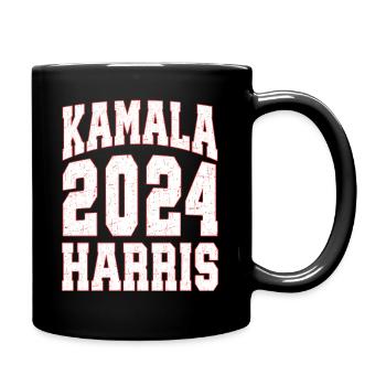 Kamala Harris 2024 For Vote President Campaign - Full Color Mug - black - Right