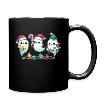 Ghosts for Christmas ghosts - Full Color Mug - black - Right