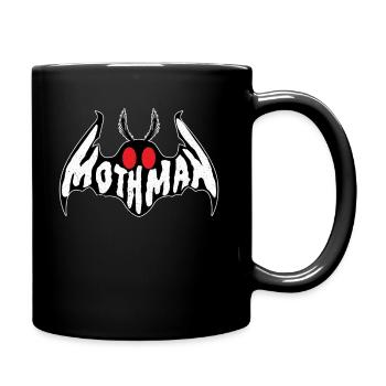 Mothman Monster Creepy Cryptid - Full Color Mug - black - Right
