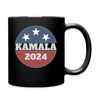 Kamala Harris 2024 For President Campaign Design - Full Color Mug - black - Right