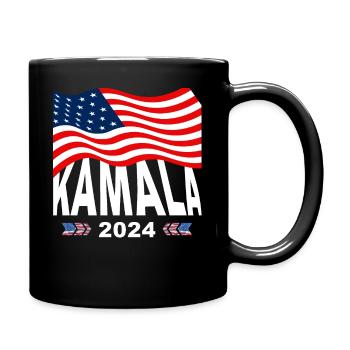 Kamala Harris 2024 For President Campaign Design - Full Color Mug - black - Right