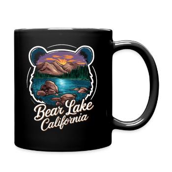 Bear lake california. - Full Color Mug - black - Right