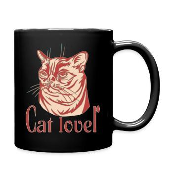 Cat Lover - Full Color Mug - black - Right