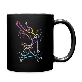 Long Jumper Long Jumping Kids Long Jump - Full Color Mug - black - Right