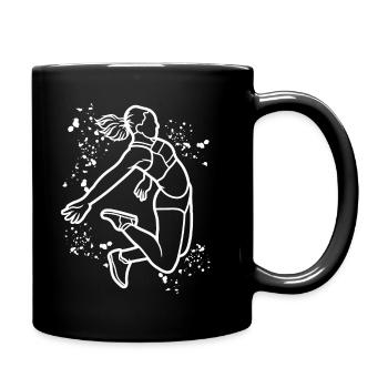 Long Jumper Long Jumping Kids Long Jump - Full Color Mug - black - Right