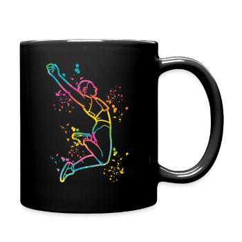 Long Jumper Long Jumping Kids Long Jump - Full Color Mug - black - Right