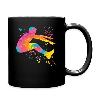 Long Jumper Long Jumping Kids Long Jump - Full Color Mug - black - Right