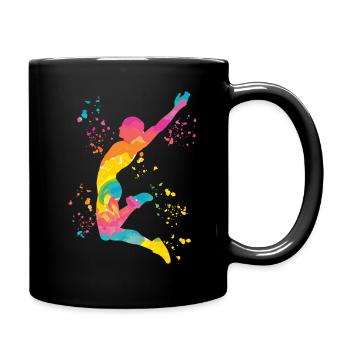 Long Jumper Long Jumping Kids Long Jump - Full Color Mug - black - Right