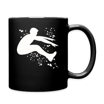 Long Jumper Long Jumping Kids Long Jump - Full Color Mug - black - Right