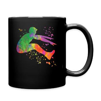 Long Jumper Long Jumping Kids Long Jump - Full Color Mug - black - Right
