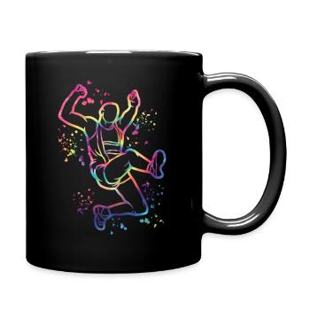 Long Jumper Long Jumping Kids Long Jump - Full Color Mug - black - Right